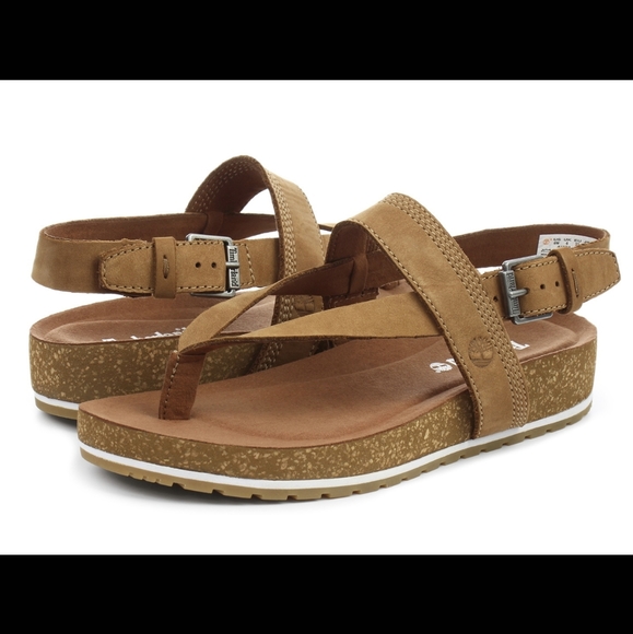 Timberland Women's Tan Sandals - Picture 2 of 10